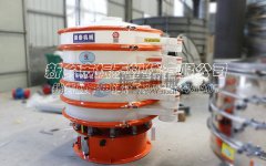 鹽酸固液分離塑料振動(dòng)篩都江堰發(fā)貨，請(qǐng)齊經(jīng)理注意查收！